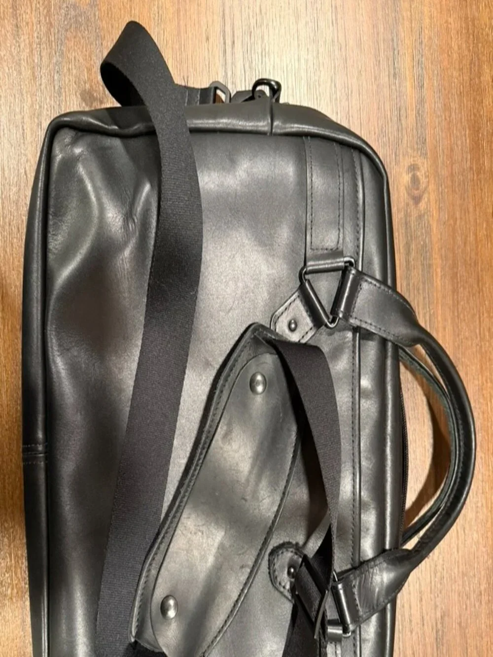 Watermark Executive Leather Laptop Briefcase